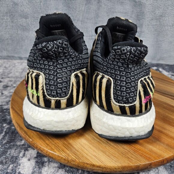 Adidas UltraBoost DNA Animal Pack Zebra Black Men’s Size 10 Running Shoes FZ2730 main image 12